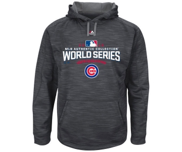 Chicago Cubs Heather Gray 2016 World Series Men's Pullover Hoodie