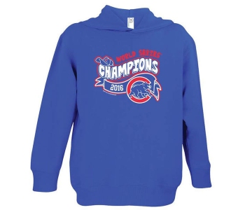 Chicago Cubs Royal 2016 World Series Champions Men's Hoodie