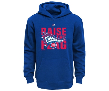 Chicago Cubs Royal 2016 World Series Champions Men's Pullover Hoodie1