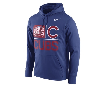 Chicago Cubs Royal 2016 World Series Men's Pullover Hoodie2