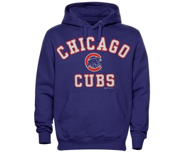 Chicago Cubs Royal Men's Pullover Hoodie13