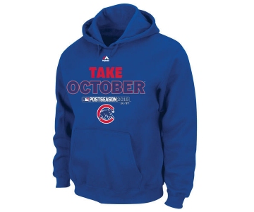 Chicago Cubs Royal Men's Pullover Hoodie3