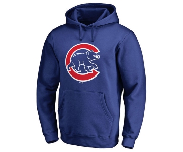 Chicago Cubs Royal Men's Pullover Hoodie6