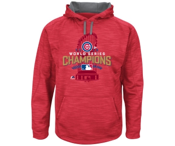 Chicago Cubs Scarlet 2016 World Series Champions Men's Pullover Hoodie
