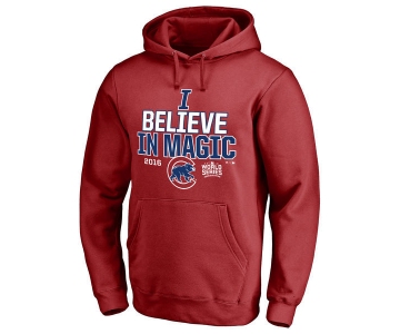 Chicago Cubs Scarlet 2016 World Series Men's Pullover Hoodie