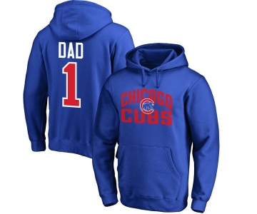 Cubs 1 Dad Royal Men's Pullover Hoodie
