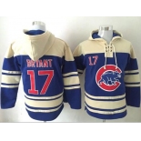 Cubs #17 Kris Bryant Blue Sawyer Hooded Sweatshirt MLB Hoodie