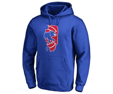 Google jerseys Chicago Cubs Royal Men's Pullover Hoodie8