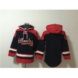Men's Atlanta Braves Blank Black Red Ageless Must-Have Lace-Up Pullover Hoodie