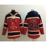 Men's Boston Red Sox #24 David Price Red Baseball MLB Hoodie