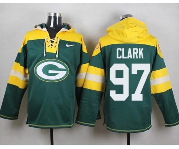 Nike Packers #97 Kenny Clark Green Player Pullover NFL Hoodie
