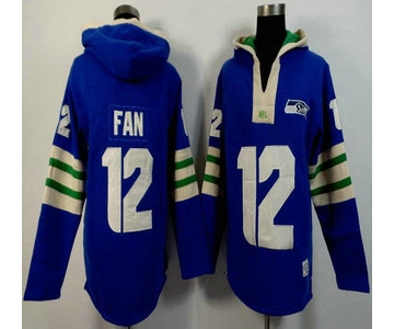 Men's Seattle Seahawks #12 Fan Light Blue 2015 NFL Hoody