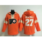 2014 Old Time Hockey Philadelphia Flyers #27 Ron Hextall Orange Hoodie