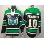 Old Time Hockey Hartford Whalers #10 Ron Francis Black Hoodie