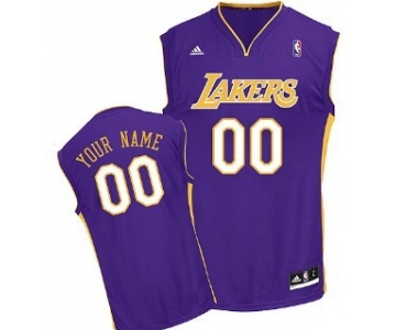 Kids Los Angeles Lakers Customized Purple Jersey