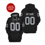 Men's Las Vegas Raiders Active Player Black Custom 2021 Pullover Hoodie