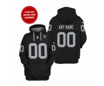 Men's Las Vegas Raiders Active Player Black Custom 2021 Pullover Hoodie