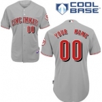 Kids' Cincinnati Reds Customized Gray Jersey