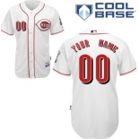 Kids' Cincinnati Reds Customized White Jersey