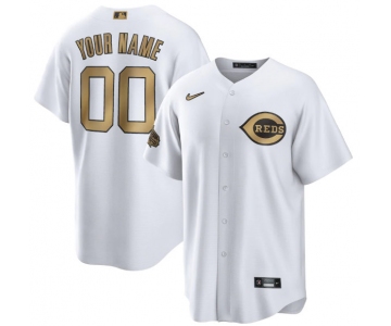 Men's Cincinnati Reds Active Player Custom White 2022 All-Star Cool Base Stitched Baseball Jersey