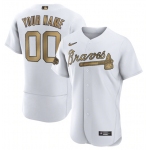Men's Atlanta Braves Active Player Custom White 2022 All-Star Flex Base Stitched MLB Jersey