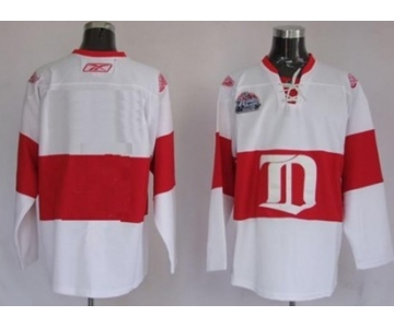 Detroit Red Wings Mens Customized White Winter Classic Jersey
