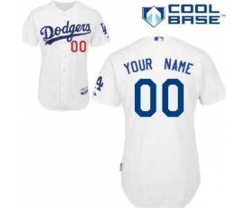 Kids' Los Angeles Dodgers Customized White Jersey