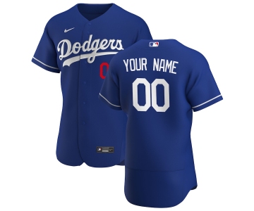 Los Angeles Dodgers Custom Men's Nike Royal Alternate 2020 Authentic Player MLB Jersey