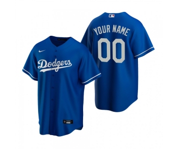 Men's Los Angeles Dodgers Custom Nike Royal Stitched MLB Cool Base Jersey