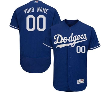 Mens Los Angeles Dodgers Royal Blue Customized Flexbase Majestic MLB Collection Jersey