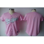 Women's Los Angeles Dodgers Customized Pink Jersey