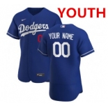 Youth Nike los angeles dodgers blue flex base custom jersey