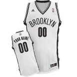 Kids Brooklyn Nets Customized White Jersey