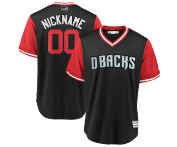 Men's Arizona Diamondbacks Majestic Black 2018 Players' Weekend Cool Base Custom Jersey
