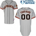 Kids' San Francisco Giants Customized Gray Jersey