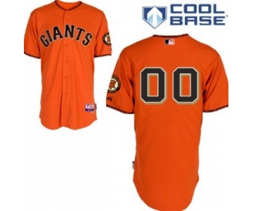 Kids' San Francisco Giants Customized Orange Jersey