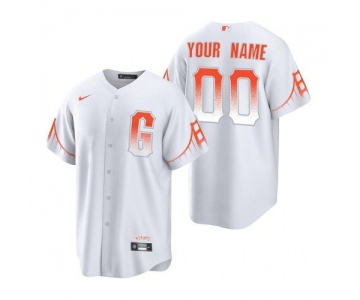 Men's San Francisco Giants Custom White 2021 City Connect MLB Cool Base Nike Jersey