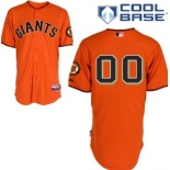Men's San Francisco Giants Customized Orange Jersey