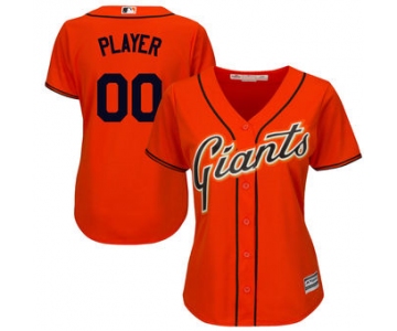 Women's San Francisco Giants Majestic Orange Cool Base Alternate Jersey