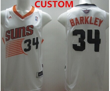 Custom phoenix suns revolution 30 swingman white jersey