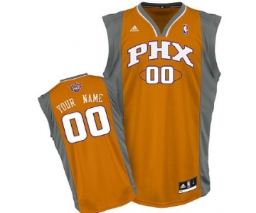 Mens Phoenix Suns Customized Orange Jersey