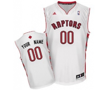 Kids Toronto Raptors Customized White Jersey