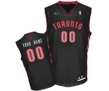 Mens Toronto Raptors Customized Black Jersey