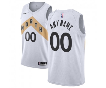 Women's Customized Toronto RaptorsSwingman White Nike NBA City Edition Jersey