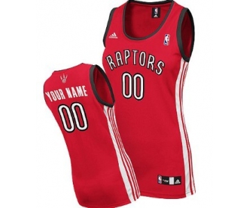 Womens Toronto Raptors Customized Red Jersey