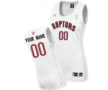 Womens Toronto Raptors Customized White Jersey