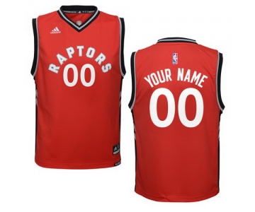 Youth Toronto Raptors adidas New Red Custom Road Jersey