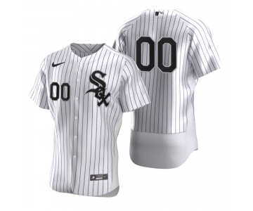Men's Chicago White Sox Custom Nike White 2020 Stitched MLB Flex Base Jerse