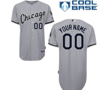 Men's Chicago White Sox Customized Gray Jersey