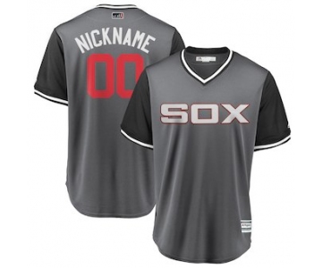 Men's Chicago White Sox Majestic Gray 2018 Players' Weekend Cool Base Custom Jersey